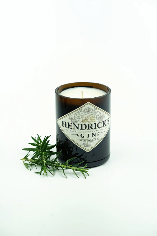 The Hendrick's candle